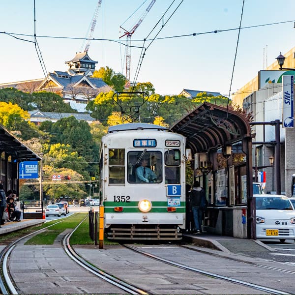 熊本市中心地